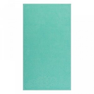Полотенце махровое «Romance» цвет ментол, 100х150, 320 гр/м
