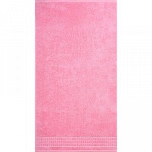 Полотенце махровое «Megapolis» 70х130 см, цвет розовый, 390 гр/м2
