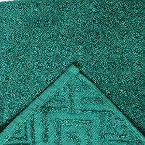 Полотенце махровое «Poseidon» цвет зелёный, 70х130