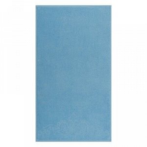 Полотенце махровое «Romance» цвет голубой, 100х150, 320 гр.