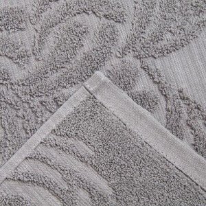 Полотенце махровое «MANO» 70х130 см, серый