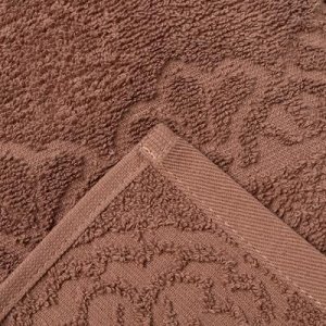 Полотенце махровое VENEZIA 70х130 см, коричневый, хлопок 100%, 420г/м2