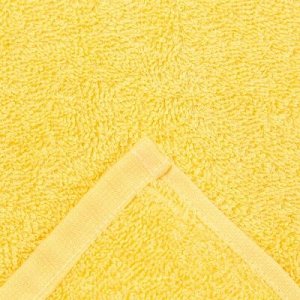 Полотенце махровое «Plait» цвет жёлтый, 100х150