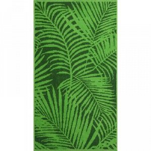 Полотенце махровое Tropical color, 70х130 см, цвет зелёный