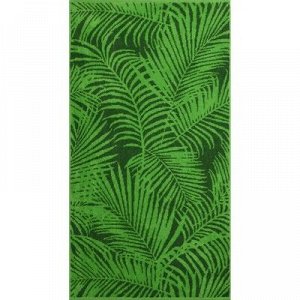Полотенце махровое Tropical color, 70х130 см, цвет зелёный