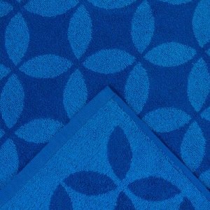 Полотенце махровое Sea color ПЛ-1202-03090, 100х150,цв.10000, синий, хл.100%, 360 г/м2