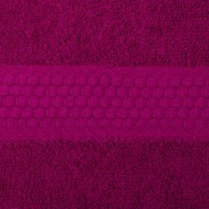 Полотенце махровое гладкокрашеное «Эконом» 70х130 см, цвет фуксия