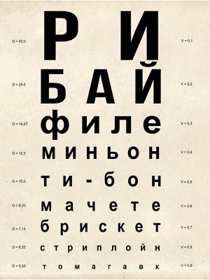 Постер Представляет собой плотную бумагу формата А4