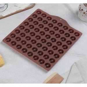 Силиконовая форма для шоколада, мармелада "Пончик"