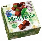 Шоколад MEIJI Melty kiss с начинкой зеленого чая матча 56гр/5