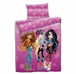 522001 КПБ 1,5 сп н(1)50*70 Bratz Pink