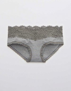 Aerie Cotton Eyelash Lace Boybrief Underwear