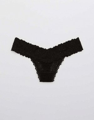 Aerie Real Good Lace Thong Underwear