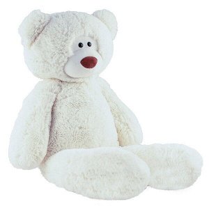 Softoy игрушка мягкая медведь 70 см, молочный