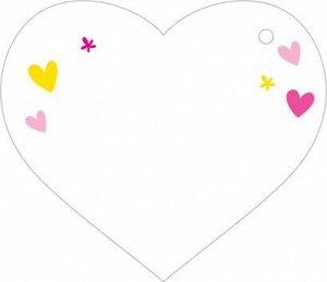Мини-открытка (подвеска) "LOVE"