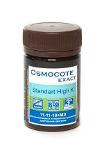 Osmocote Exact Standard High K 8-9 мес., NPK 11-11-18+МЭ цветение и формирование плодов - гранулированное удобрение для всех видов контейнерных и горшочных растений, гранулы