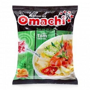 Пшеничная лапша Omachi Креветка 78гр