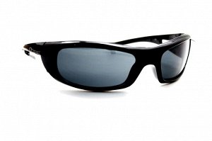 Мужские солнцезащитные очки спорт - 9821 Е3 черный глянец серый