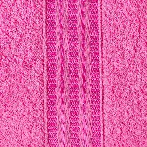 Полотенце махровое АФИНА 03-058 40х70 см, розовый, хлопок 100%, 430г/м2