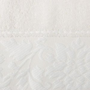 Полотенце махровое МУЗА 02-005 50х90 см, белый, хлопок 100%, 400г/м2