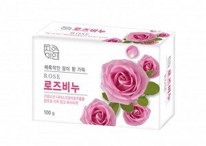 Успокаивающее и увлажняющее туалетное мыло с экстрактом дамасской розы "Rose Beauty Soap" 100 г / 48