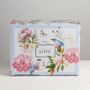 Коробка‒пенал Love, 30 x 23 x 12 см
