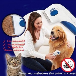 Щетка для вычесывания блох Flea Doctor Pet Hair Cleaner