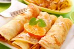 Блинчики с тыквой и яблоками