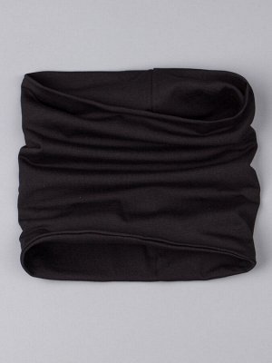Снуд из трикотажной ткани, черный