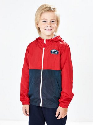 Куртка для мальчика р.128 цв. красный  тм.Mini-Maxi