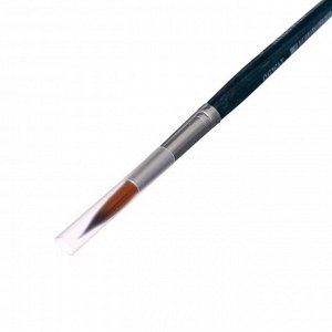 Кисть Синтетика Круглая, Malevich Andy № 6, d-6.0 мм, L-23 мм (короткая ручка), синий лак 753006
