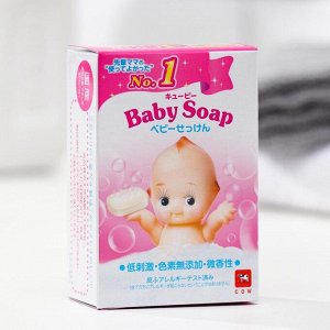 Детское мыло для чувствительной кожи с натуральными сливками, Kewpie, 90 гр