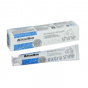 Зубная паста AltaiBio для укрепления эмали зубов активный кальций, 75 мл