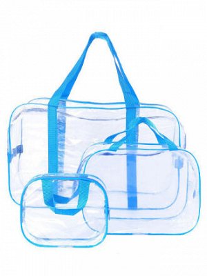 Набор сумок для роддома, 3 шт, голубой
