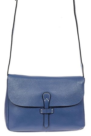 Женская сумка из кожи, цвет синий