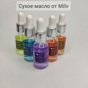 Сухое укрепляющее масло для ногтей Milv (в ассортименте)