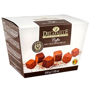Конфеты DELAFAILLE Truffles Coffee 200г 1 уп.х 16 шт.