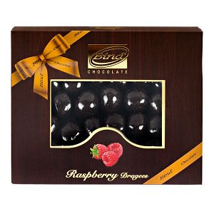 конфеты BIND CHOCOLATE Raspberry Dragees 100 г