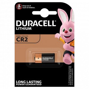 DURACELL Батарейка литиевая Для фотоаппаратов 3V CR2 1шт