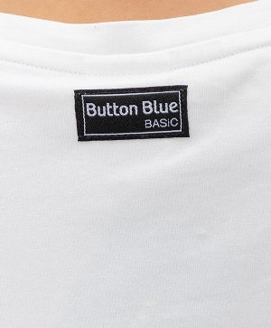 Белая футболка Button Blue