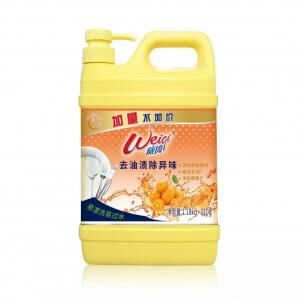 Weiqi ishwashing Liquid Гель для мытья посуды, овощей и фруктов с Имбирём, 1,39 кг.
