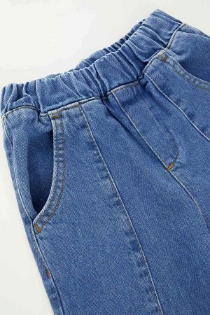 джинсы Размеры модели: рост: 1,31 Надет размер: 7/8 лет =Хлопок 100%