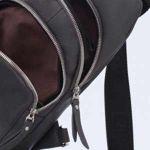 Мужская кожаная сумка Richet 2411LN 341 Серый