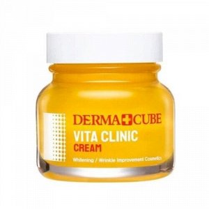 **Крем для лица "Витаминный" FarmStay Derma Cube Vita Clinic Cream (Срок годности до 28.08.2022 г.)/единая цена, ,