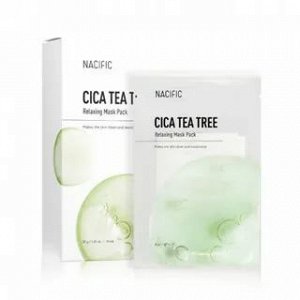 Тканевая маска с центеллой и чайным деревом NACIFIC Cica Tea Tree Relaxing Mask Pack  30гр, ,