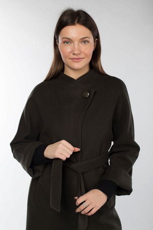 01-10260 Пальто женское демисезонное (пояс)