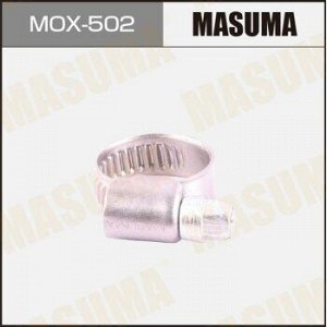 Хомут червячный MASUMA, 12-18mm / H-9mm (нержавеющая сталь) (уп10) MOX-502