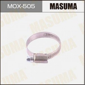 Хомут червячный MASUMA, 25-40mm / H-9mm (нержавеющая сталь) (уп10) MOX-505