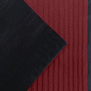 Коврик придверный влаговпитывающий, ребристый, «Стандарт», 80x120 см, цвет бордовый