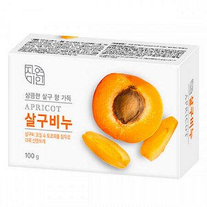 MUKUNGHWA Восстанавливающее туалетное  мыло с маслом абрикоса &quot;Rich Apricot Soap&quot;